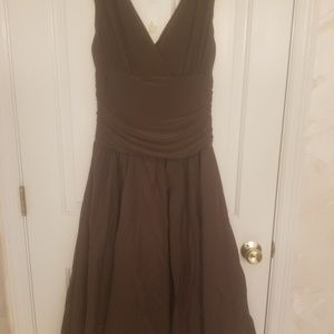 Chocolate Brown dress.